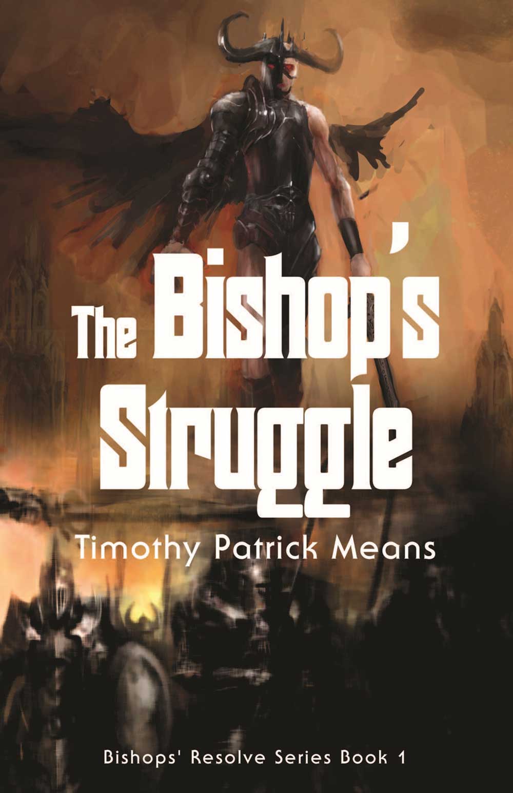 book cover for the bishop's struggle